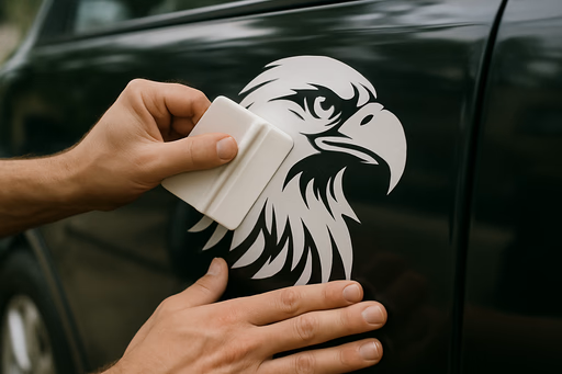 Applying Compass Decal